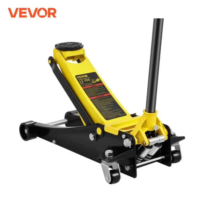 VEVOR Floor Jack Low Profile Floor Jack Heavy-duty Steel Racing Floor Jack Quick Lift Pump Floor Jack Lifting Range 3.64