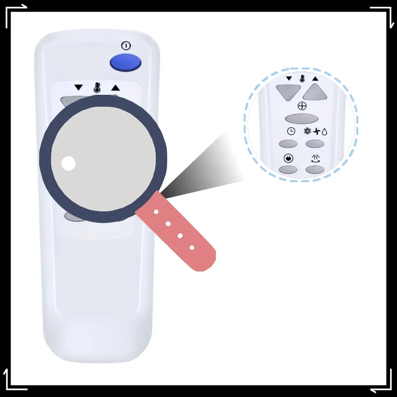Kenmore Window Air Conditioner W Series Replacement Remote Control Full Functions Compatible with 6711A90028T 6711A20056T