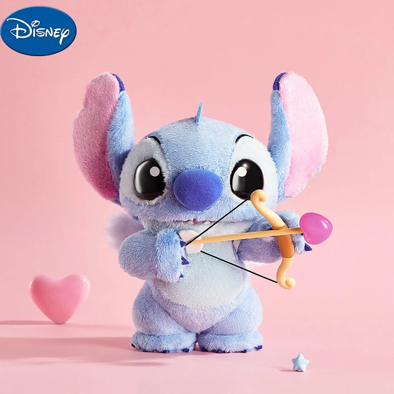 

New Disney Interstellar Baby Stitch Cupid Secret Operation Theme Desktop Cute Cartoon Decoration Collect Model Valentine Gifts