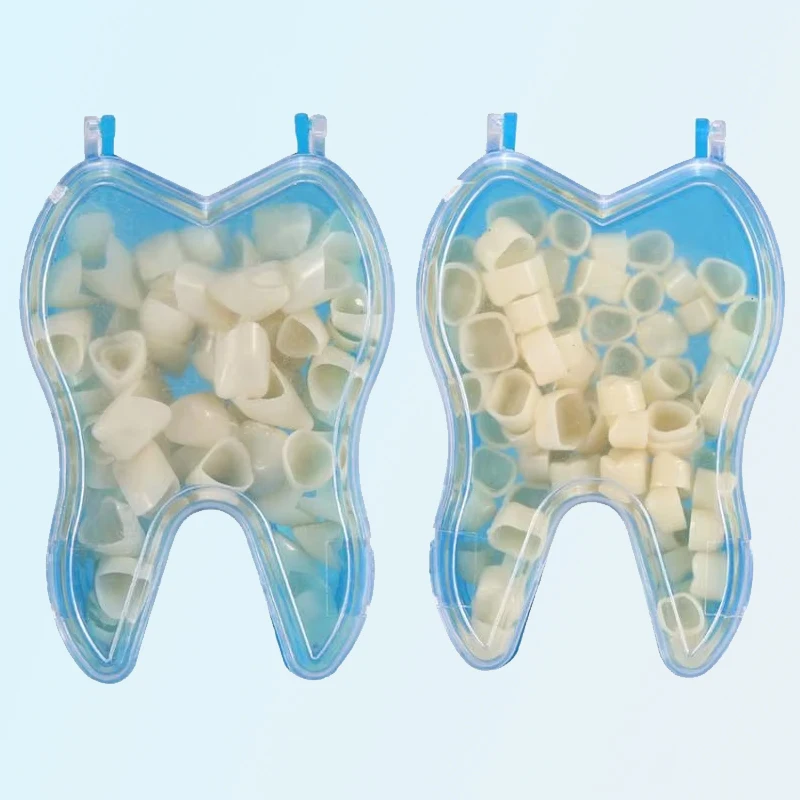 

50Pcs Dental Temporary Crowns Kit Resin Molar Teeth for Posteriors Replace Missing Teeth Dentist Tools Repair Tooth