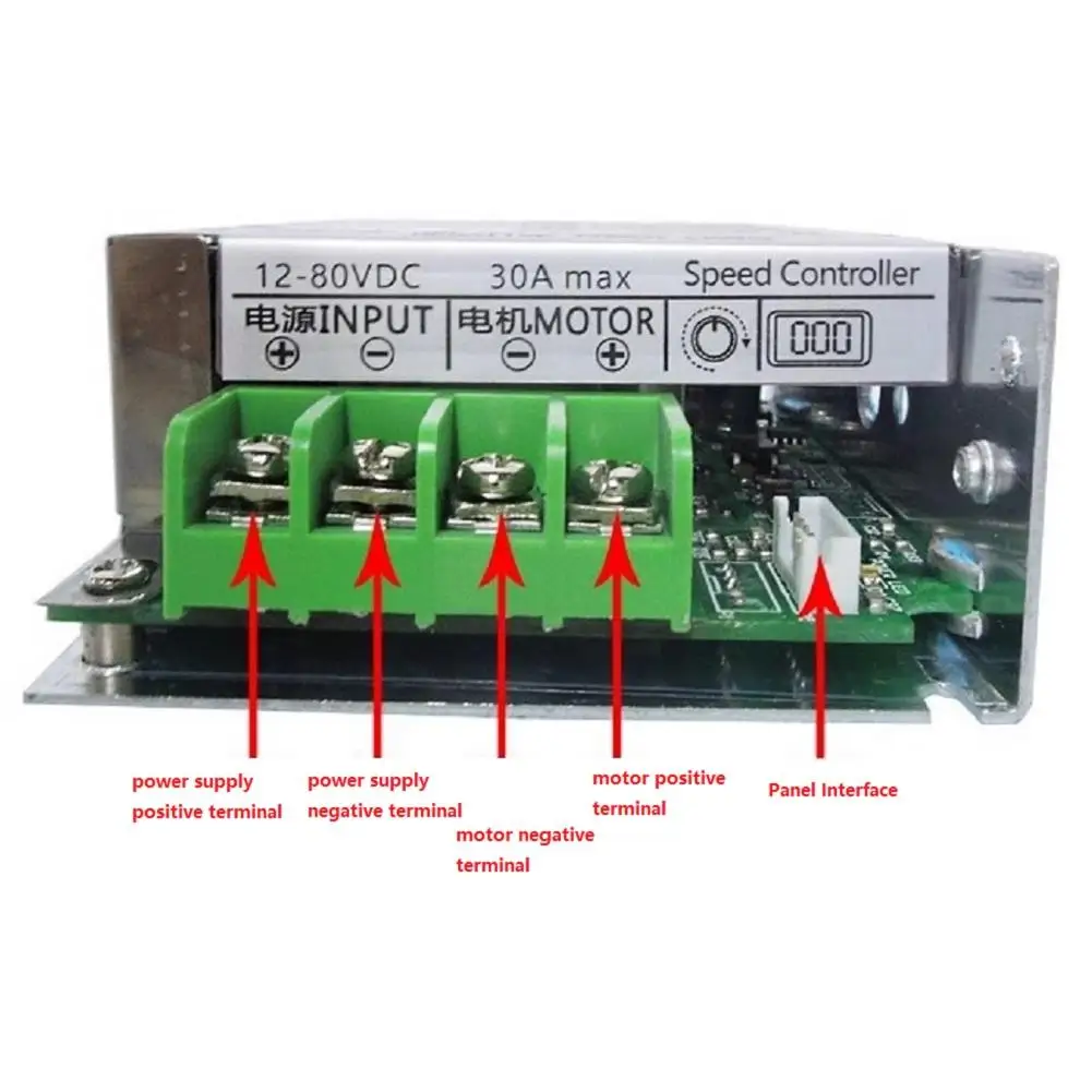 digital-dc-motor-controller-12v-to-80v-30a-high-power-with-soft-start-stop-and-21khz-frequency-for-industrial-automation