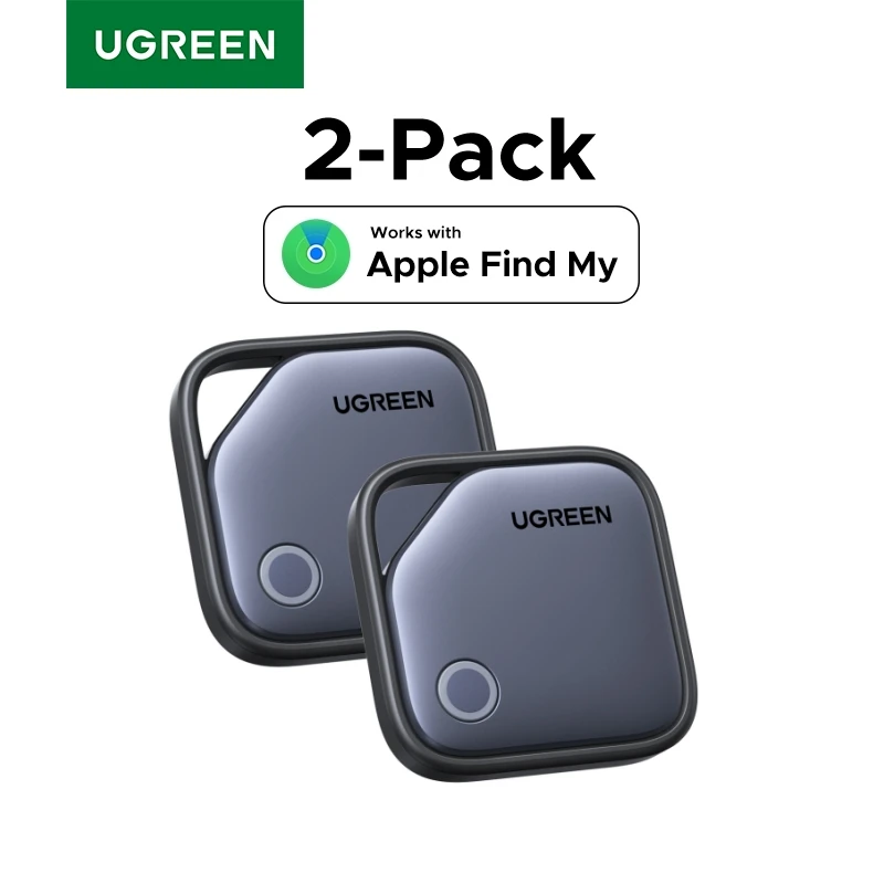 【2-Pack】 Smart Tag Bluetooth Tracker, Keys Finder Item Locator SmartTag Up to 2 Year Battery For iPhone Apple Find My (only IOS)