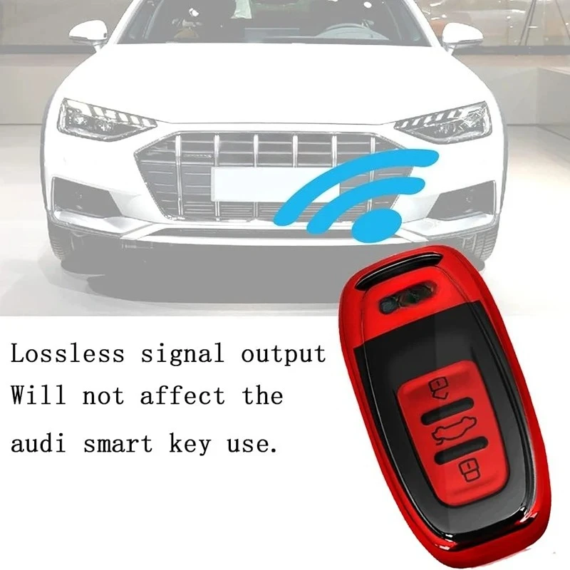 

TPU Car Key Shell Cover Case for For Audi A1 A3 8V A4 B8 B9 A5 A6 C7 A7 A8 Q3 Q5 Q7 S4 S6 S7 S8 R8 Car Accessories