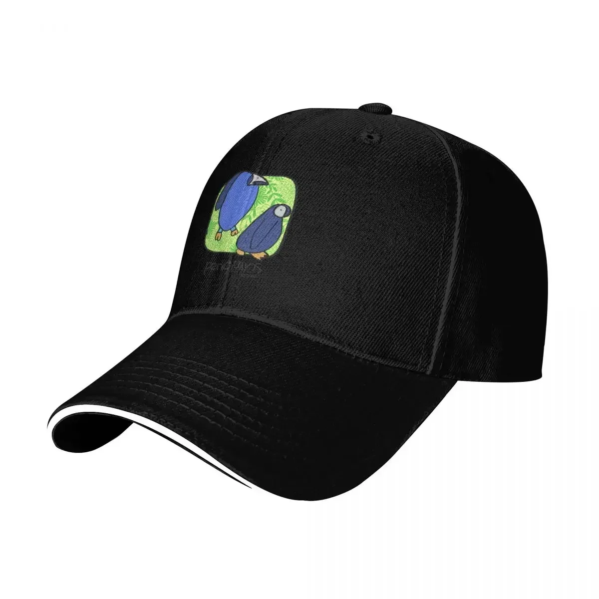 2026 Penguin Mommy & Baby By Sofie (Botanical Background) Baseball Cap Hip Hop sailor cap for men Woman Hats Men's