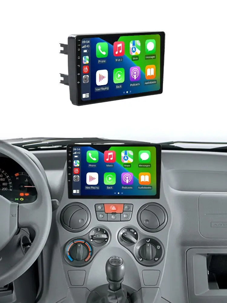 Draadloze Carplay Autoradio voor Fiat Panda 2003 2004 2005 2006-2012 Navigatie GPS Autoradio Android Auto Multimedia Speler FM - afbeelding 2