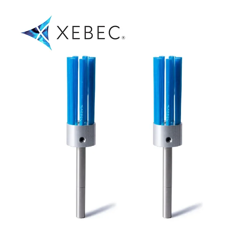 XEBEC large diameter inner hole grinding brush polishing deburring blue CH-A34-25