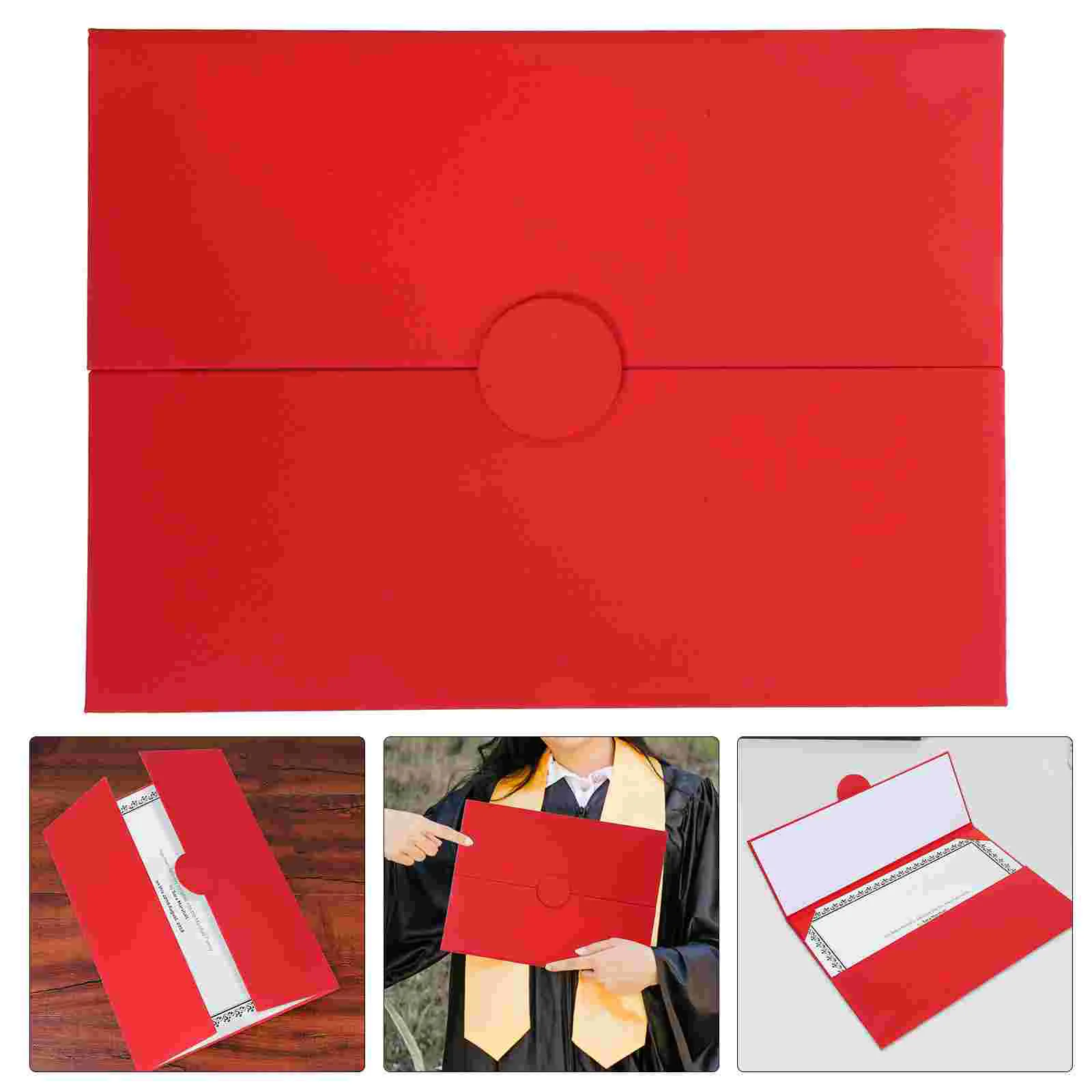 Certificate Envelope Diploma Holder Trifold Covers Decorative Paper Award Folder Report