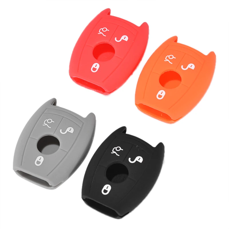 Silicone Case Key Cover Remote for Mercedes for Benz CLS CLA GL R SLK AMG W176 W211 W164 W205 GLC W204 W206 W221 W906 A B C S