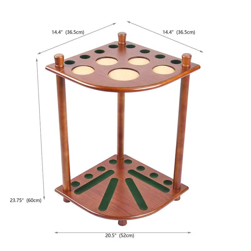 عالية الجودة الطابق الصلبة الخشب البلياردو جديلة رف تجمع جديلة الرف 8 حفرة على شكل مروحة جديلة الرف شركة #4