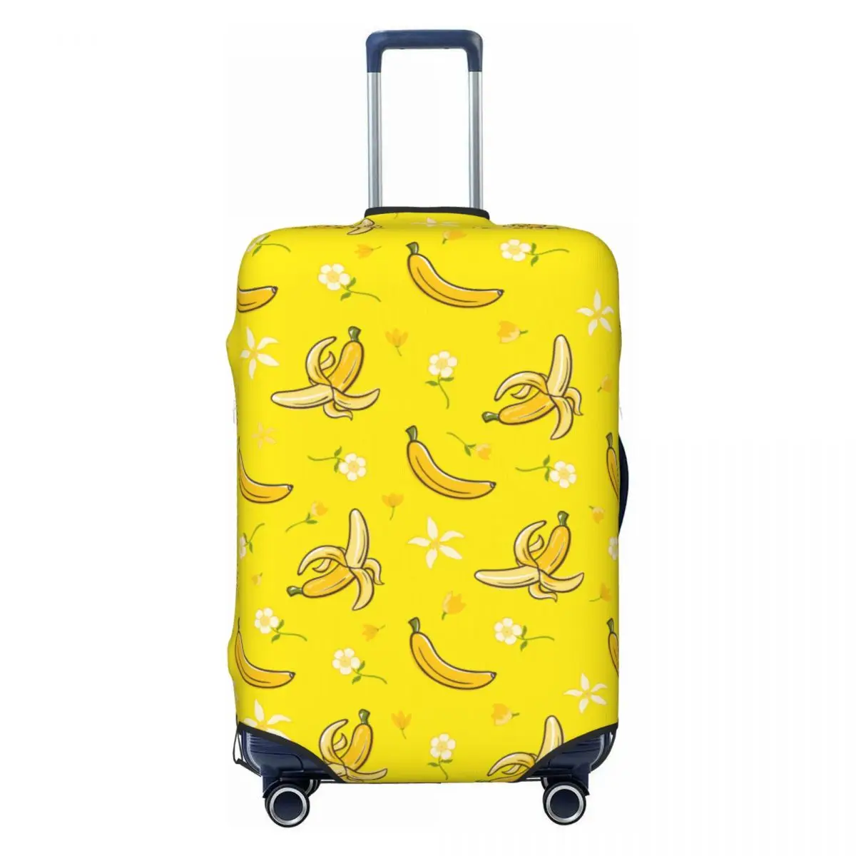 

Custom Summer Fruit Banana Luggage Cover Elastic Travel Suitcase Protective Covers Fits 18-32 Inch