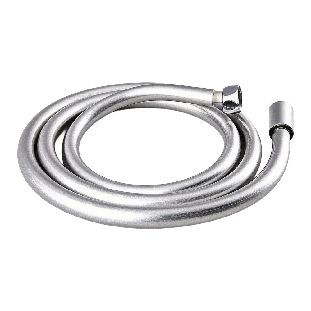 Shower Hose Electroplated Shower Hose 1.5 Meters Stainless Steel Shower Hose Compact Tight Weaving Smooth for exterior
