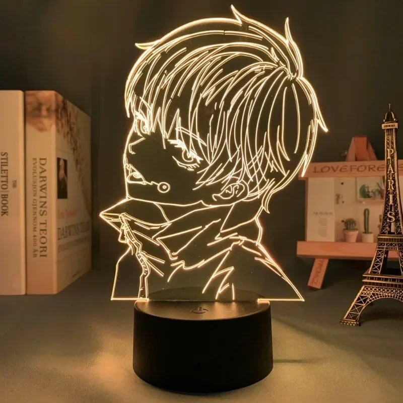 Jujutsu Kaisen Gojo Satoru Nanami Kento Sukuna 3d Led Lamp for Bedroom Anime Figure Night Lights Mange Room Decor Boys Gift