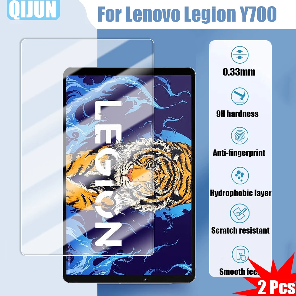 

Пленка из закаленного стекла для планшета Lenovo Legion Y700 8,8 дюйма, Взрывозащищенная и устойчивая к царапинам, водонепроницаемая, 2 шт. для телефона