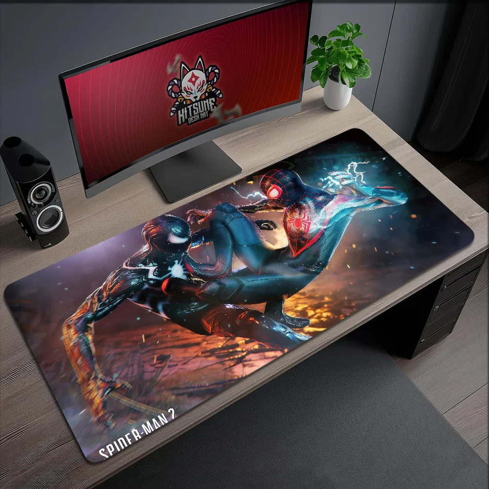 Mouse Superhero Pad Cool Spider-Man Non-slip Lockedge Office Student Gaming Thickened Large Writing Mar Cushion MousePad