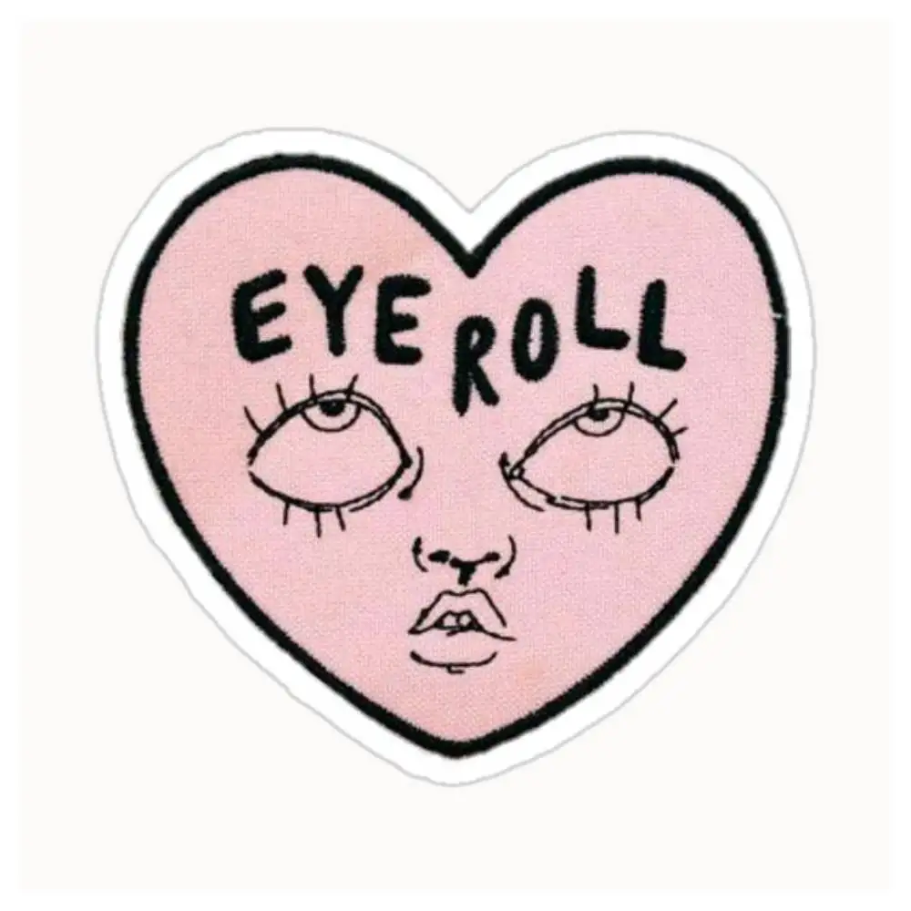 Eye Roll Waterproof Stickers For Decorating Car Windows Motorcycles And Computers.