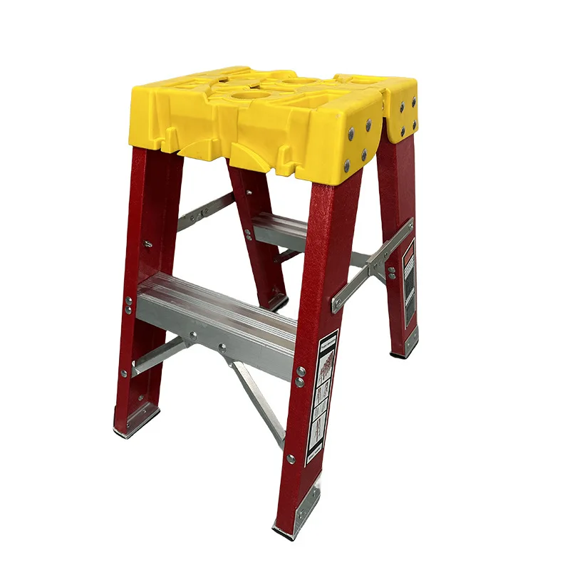 Folding Ladder Electric Heavy Duty FRP Step Fiberglass Folding Ladders