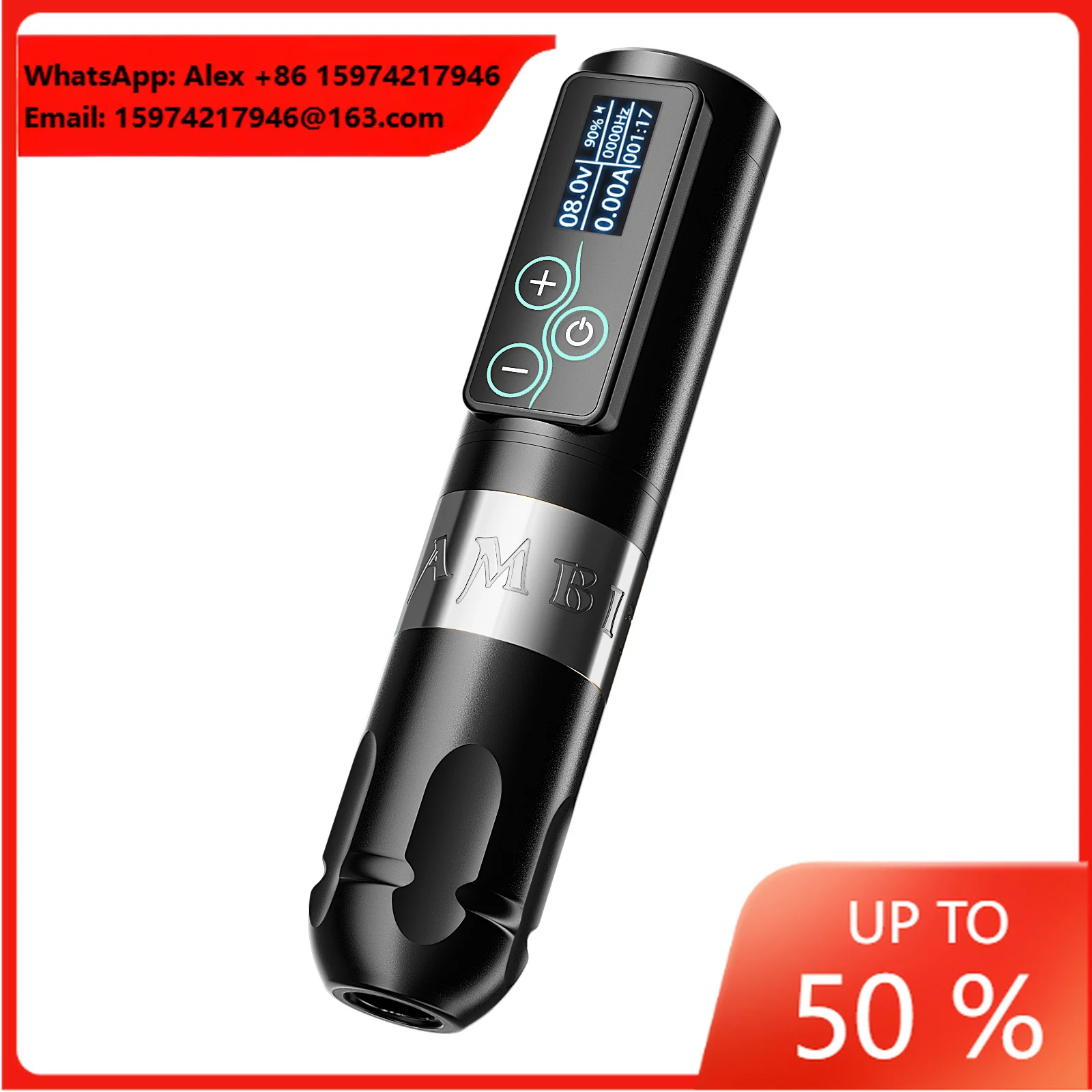 Factory Supply BLDC Professional Tattoo Pen Rotary Tattoo Machine Wireless