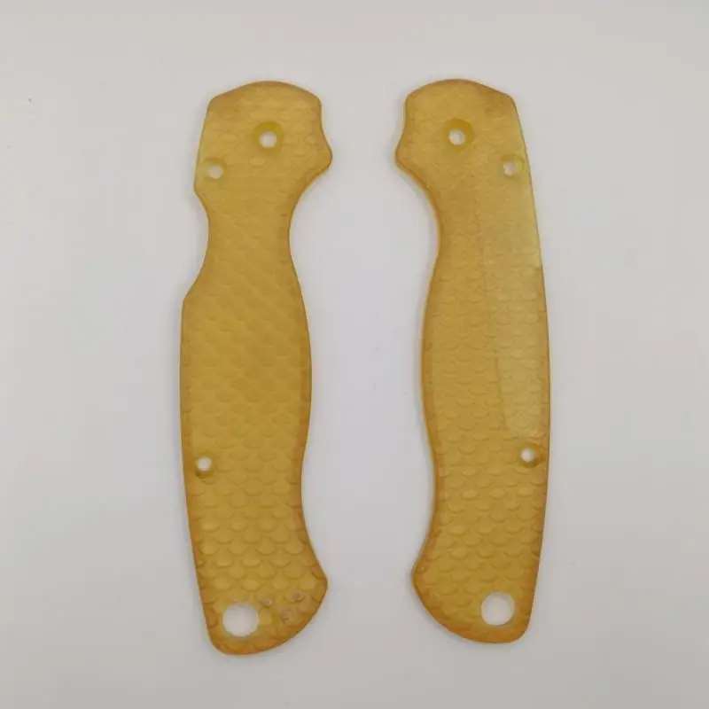 1 Pair PEI Material Grip Handle Scales for Spyderco C81 Paramilitary 2 C81 Para2 PM2 Knives