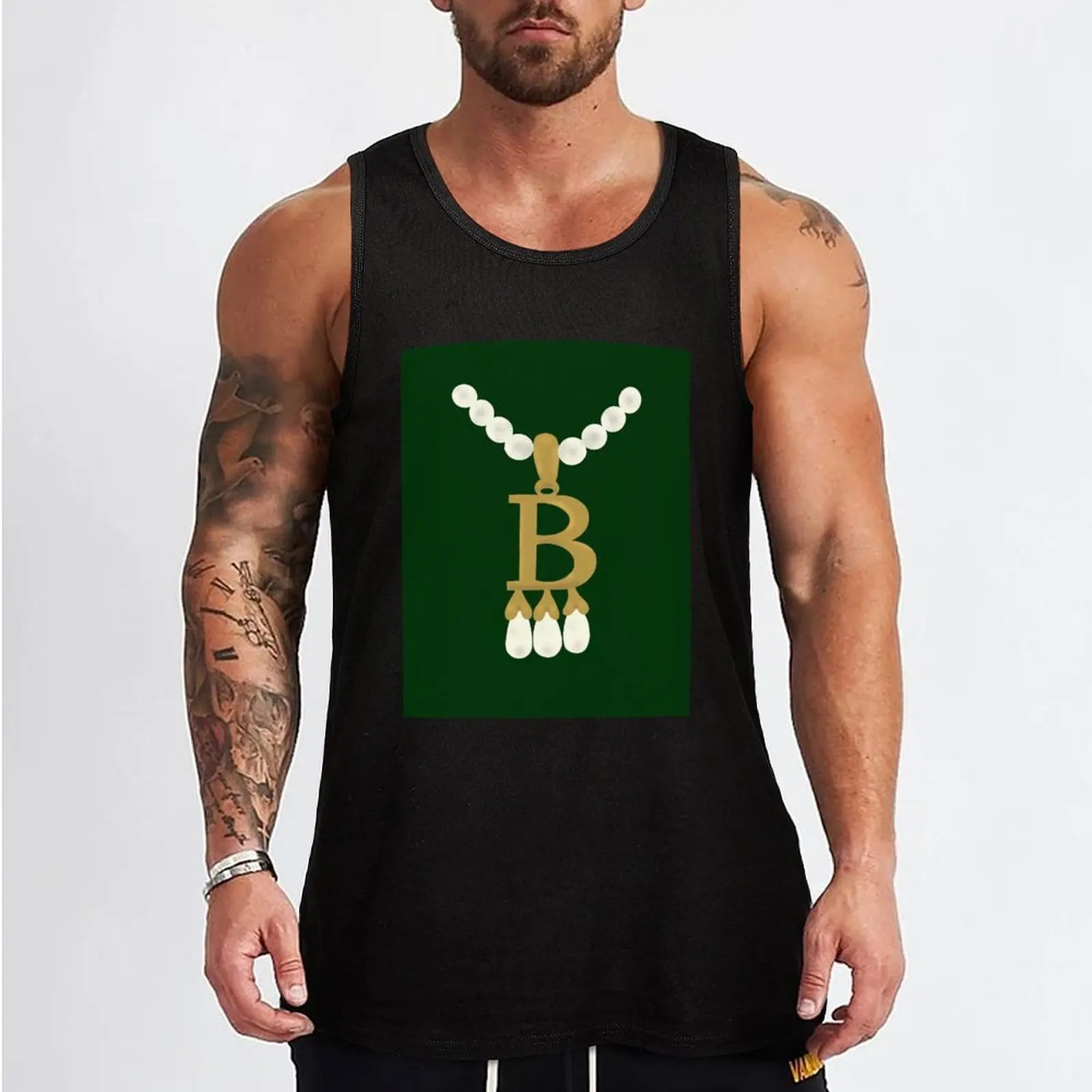 Anne Boleyn Necklace Tank Top fitness clothing for men summer