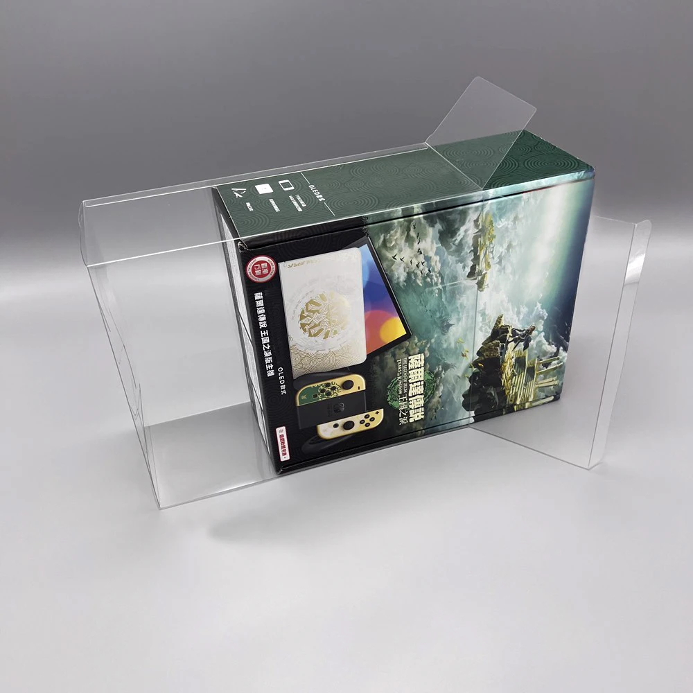 1 scatola di protezione per Nintendo Switch OLED The Legend of Zelda: Tears of the Kingdom Edition Clear Display Case Collect Box