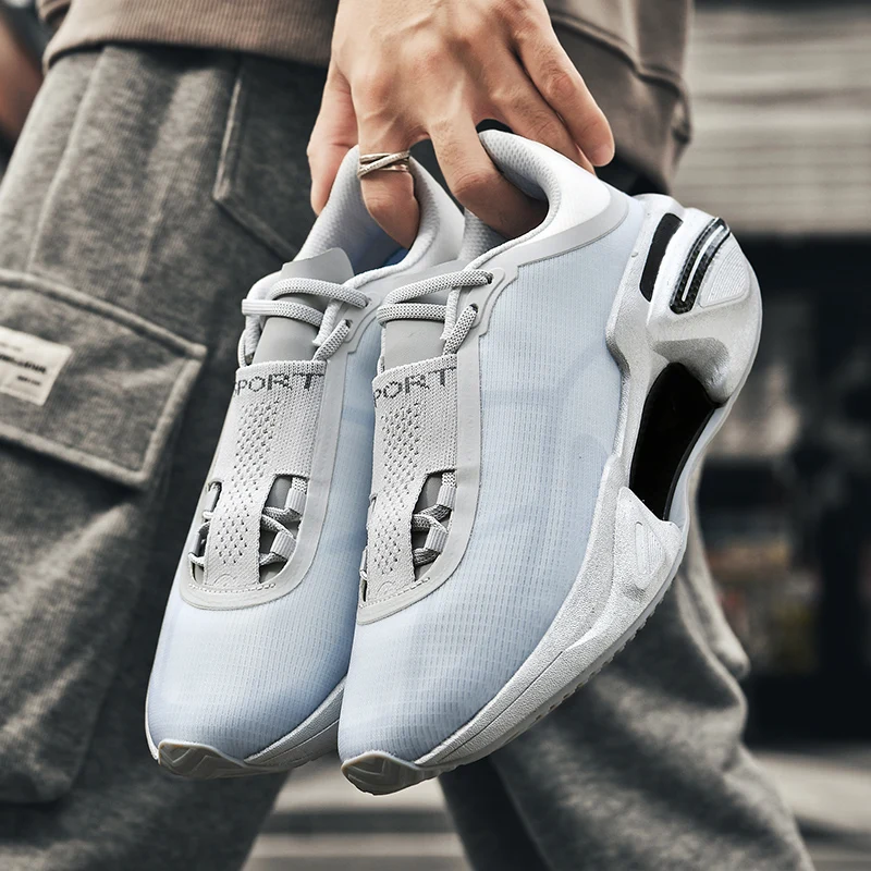 

2025 New Sneakers Men's and Women's Shoes Fashion All-match Sneakers Sole Hollow Carbon Plate Student Casual Sneakers