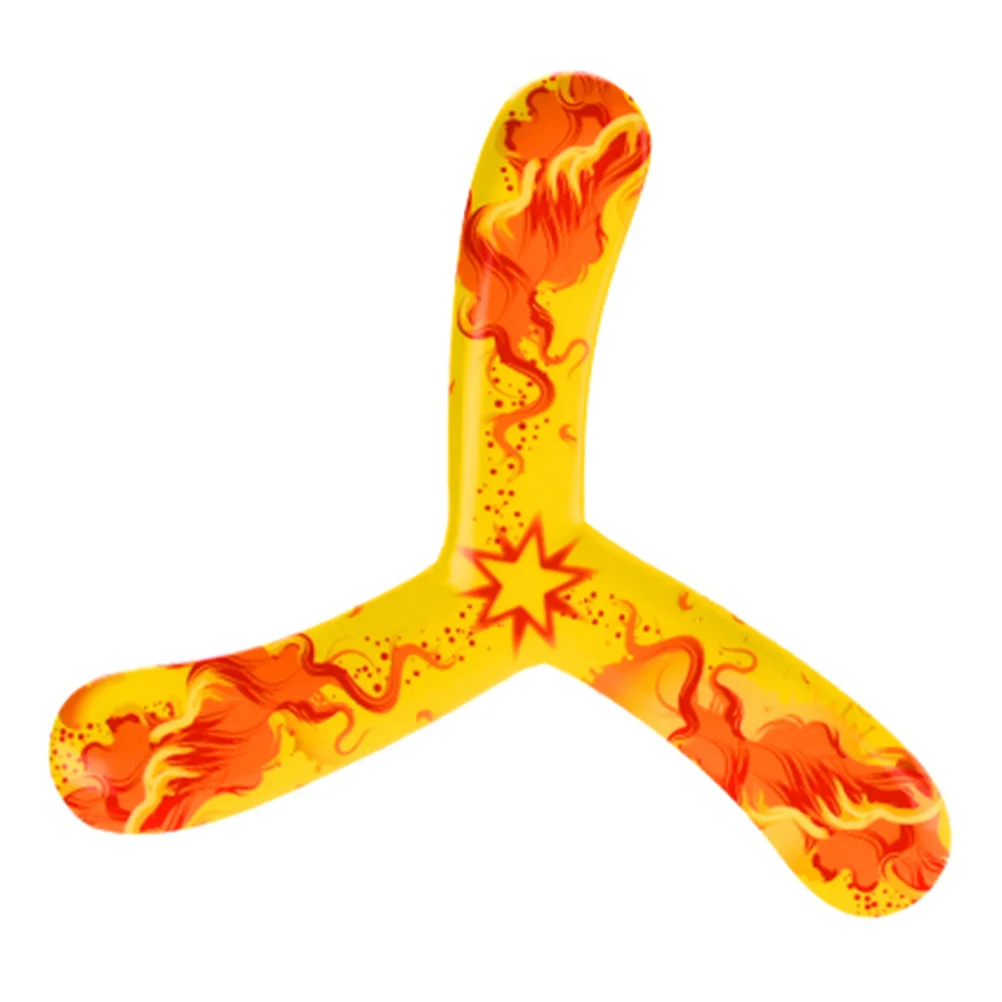 Boomerang ของเล่นกีฬากลางแจ้งเด็ก Boomerangs กลับเกม Flying Plaything ของเล่นสามเหลี่ยมนวนิยายนุ่มจับเด็กวัยหัดเดินง่าย