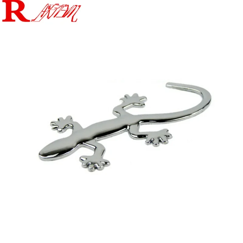 car styling 3D Metal Gecko Lizard Stickers For Chevrolet Cruze Aveo Lacetti Captiva Cruze Niva Spark Orlando Epica Sail