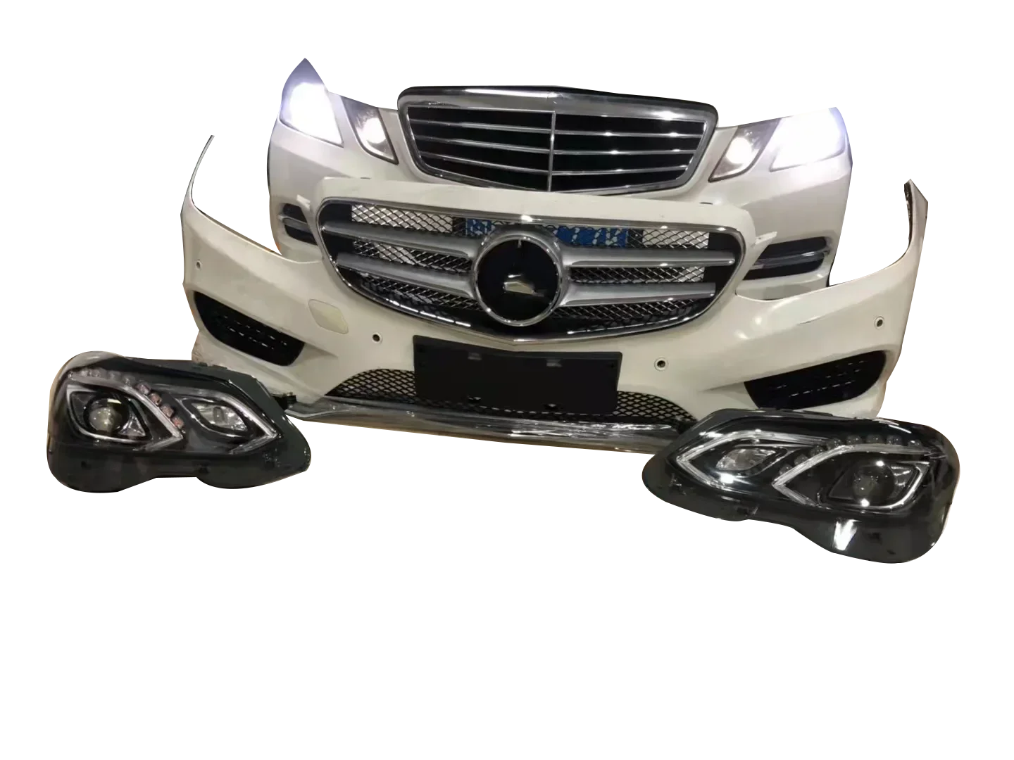 BUMPER depan mobil tuning kualitas tinggi untuk Mercedes BENZ W212 AMG E63 tanpa HOLE2010 2011 2012 2013