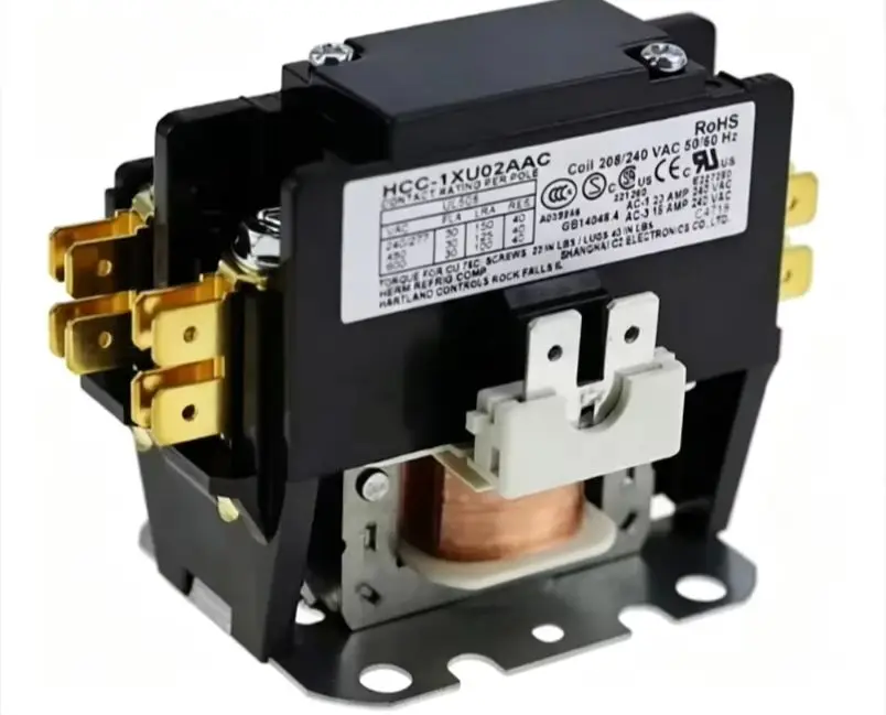 GOOD2026 HCC- XU02AAC 208V-240V 30A Monopole With Bus Bar, AC Contactor