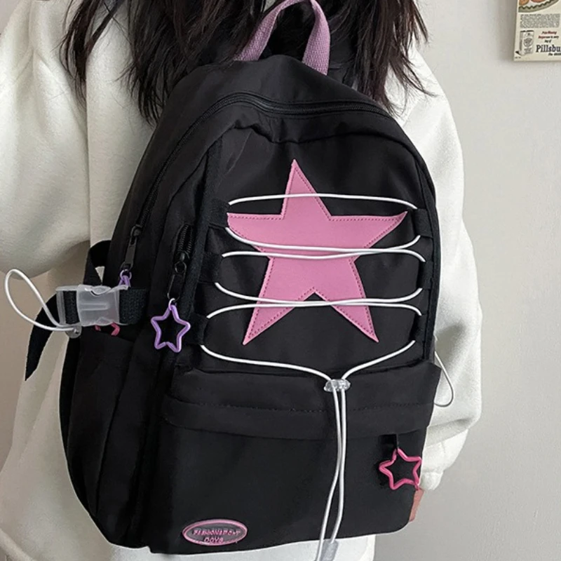 

Women Backpack Star Backpack Cute Backpacks Cartoon Backpacks Back To School Bags Class Bag for Girl Mochilas De Hombre Рюкзак