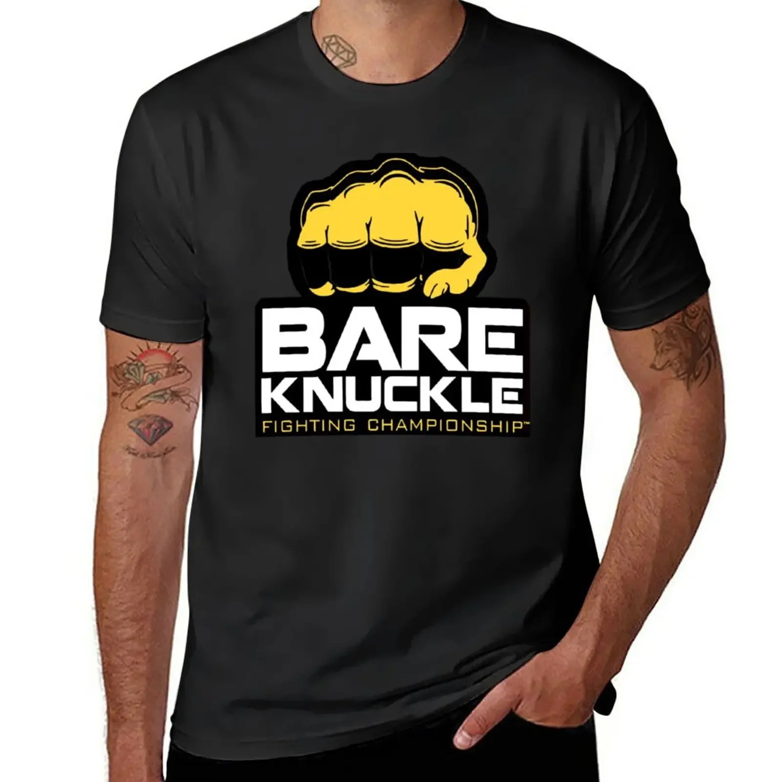 New Bare Knuckle Fighting Championship T-Shirt tops Tee Oversized custom mens graphic funny Informal manga Sweatshirt vintage