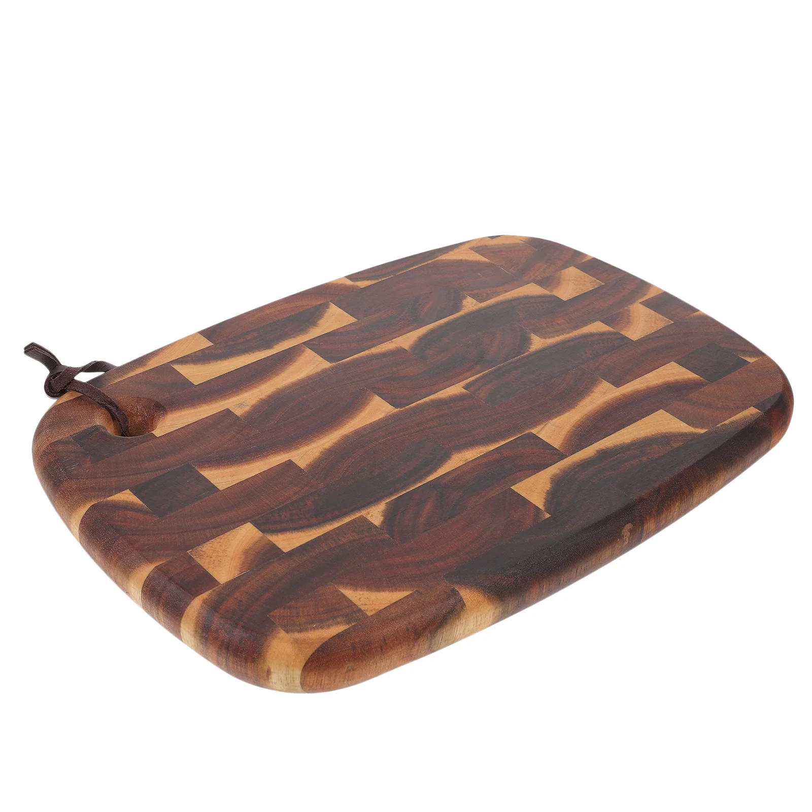 

Wooden Cutting Board Stable Polished Surface Vegetable Meat Fruit Chopping Board for Home Barbecue Serving
