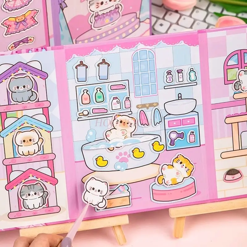 

1 книга, магнитная тихая книга, новая девушка, Биг Бен, бесплатная резка, магнитные наклейки, ручная работа, сделай сам