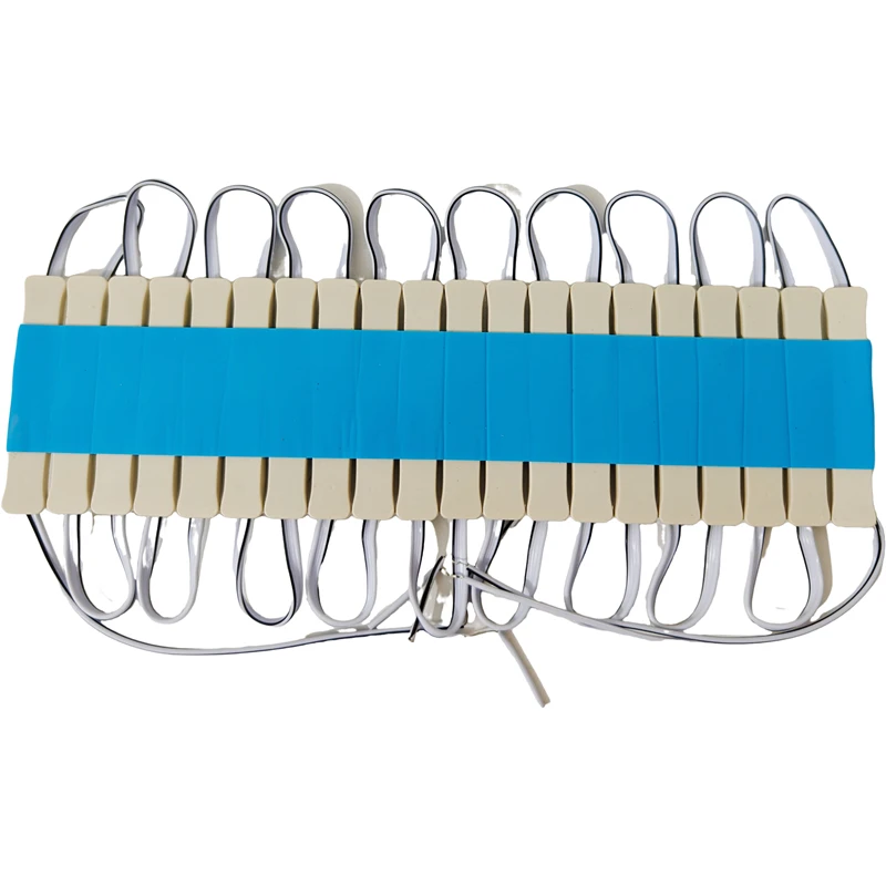 200 ชิ้น - แพ็ค 12V โมดูล LED กันน้ำ SMD 2835 3LEDs 0.72W แบบฉีดขึ้นรูป โมดูล LED ความสว่างสูง แสงสว่างพิเศษ