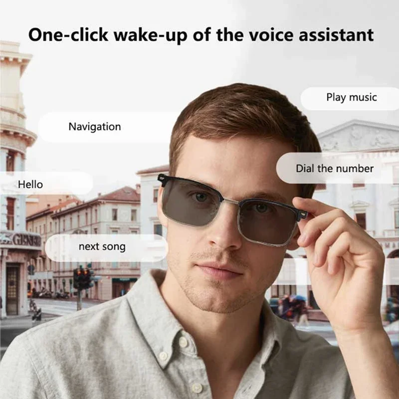 Xiaomi 2026 جديد 6K HD AI النظارات الذكية 100MP كاميرا بلوتوث دعوة 260Mah الدردشة GPT بطارية صوت مساعد التحكم النظارات الشمسية #5