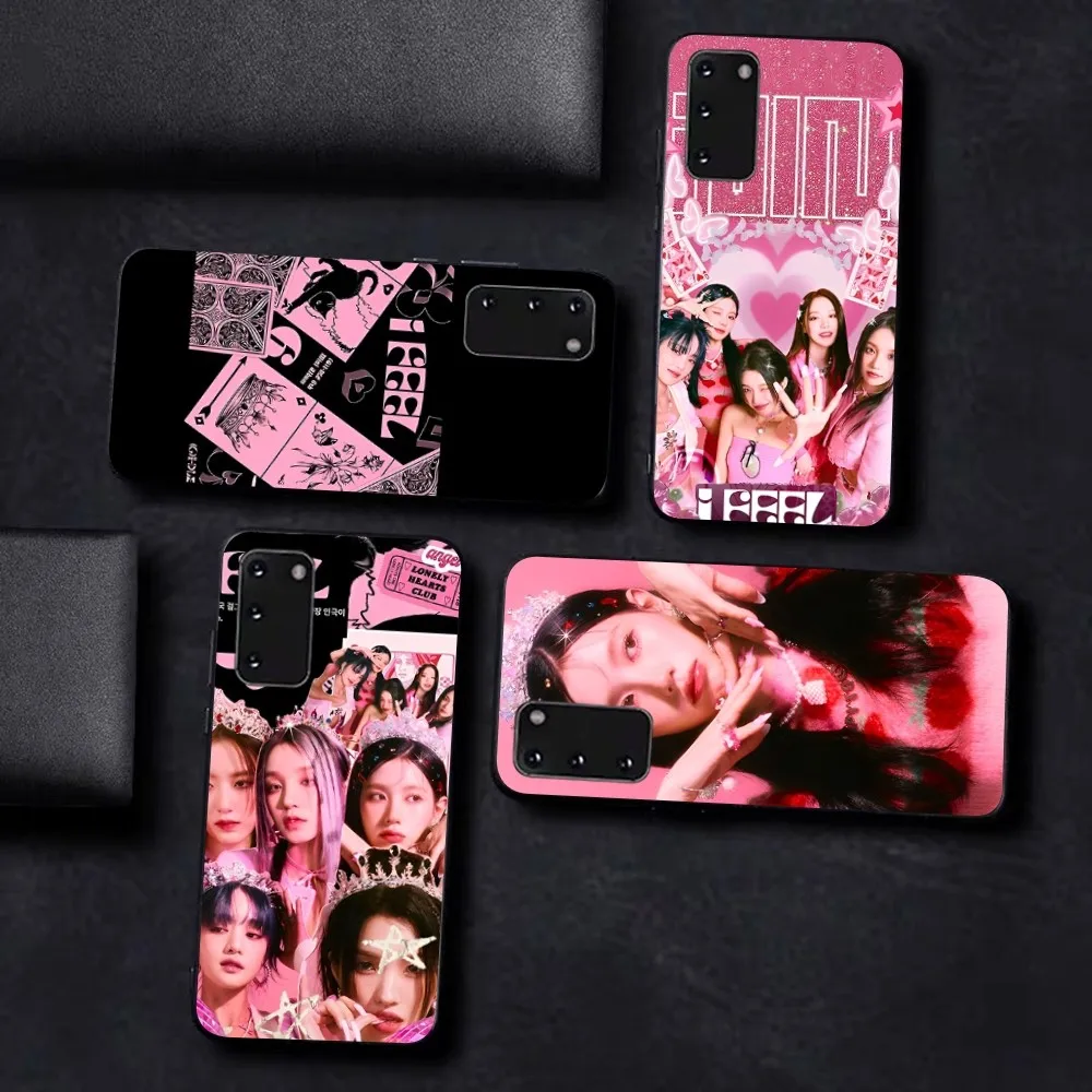 Kpop G-GIDLE I FEEL Beautiful Phone Case For Samsung S 9 10 20 21 22 23 30 23plus lite Ultra FE S10lite Fundas