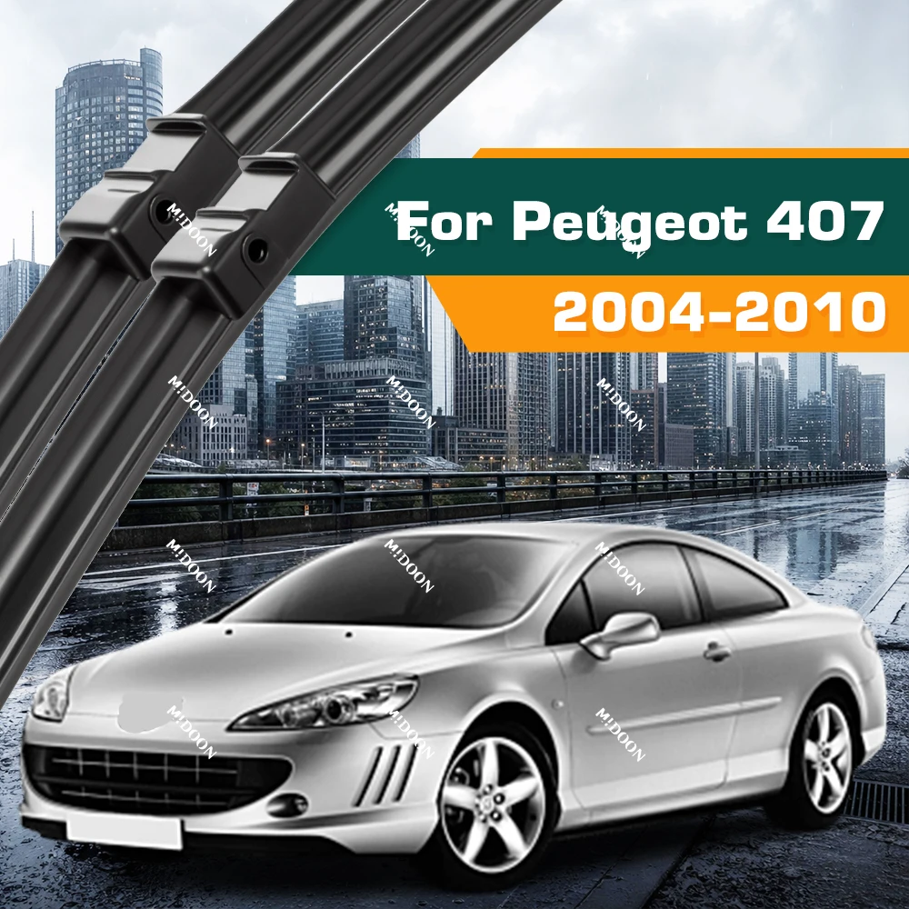 For Peugeot 407 SW 2004-2010 2005 2006 2007 2008 2009 Wiper Front Wiper Blades Windshield Windscreen Window Brush 28"+28"