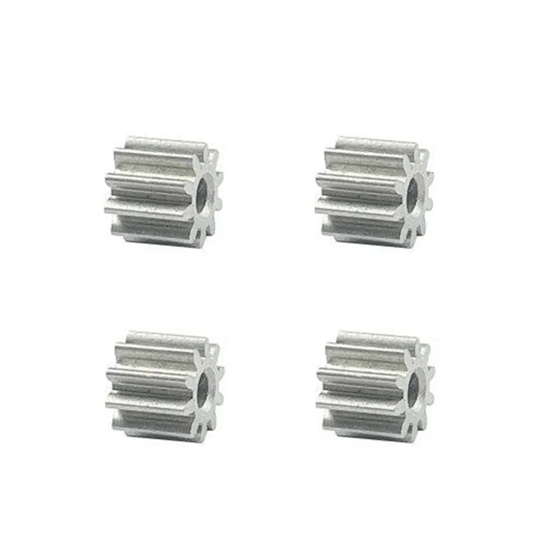 4Pcs LD-P06 Metal Motor Gear 0.5M 10T for LDRC LD-P06 LD P06 Unimog 1/12 RC Truck Car Spare Parts Accessories