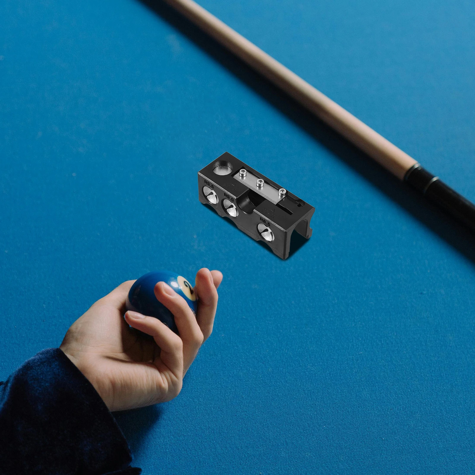 

1 set 1 Set Billiard Pool Cue Tip Shaper Repair Tool Portable Plastic Burnisher File For Snooker Cue Tip Trimmer Kit Billiard