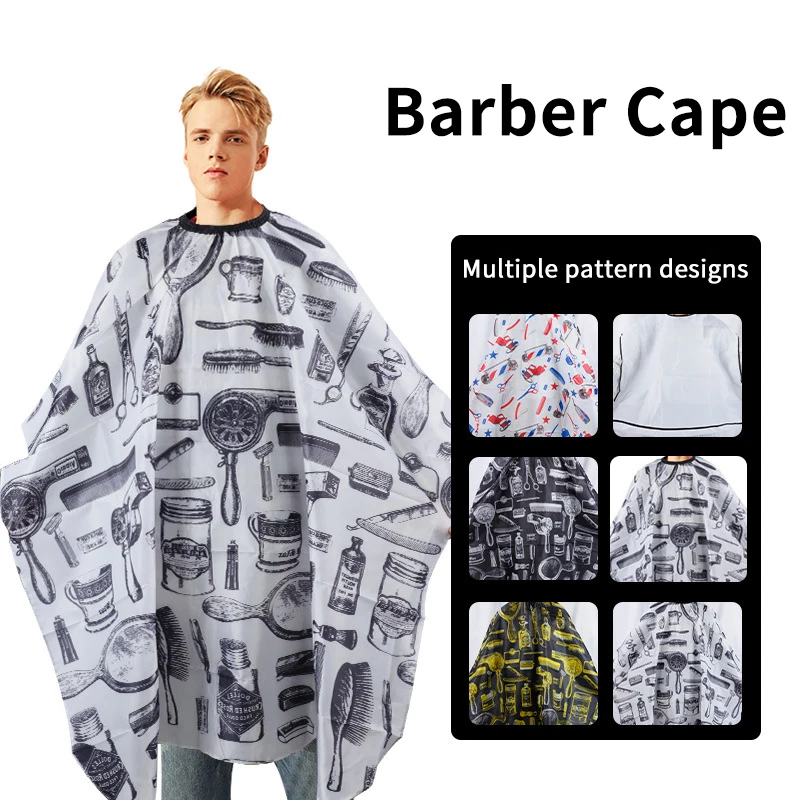

Professional Hair Cutting Apron Non-stick Hair Salon Barber Cape Hair Cutting Waterproof Cloth Hair Dye Apron Barber Tool