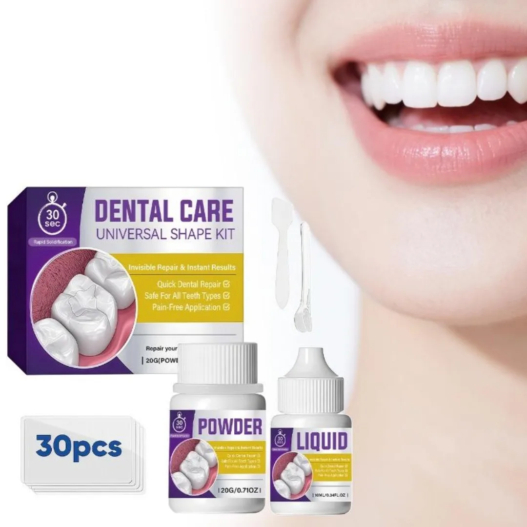 Portable Instant Tooth Repair Kit Temporary Emergency Home Travel  Daily Use Tooth Filling Set For Women & Men Easy To Use