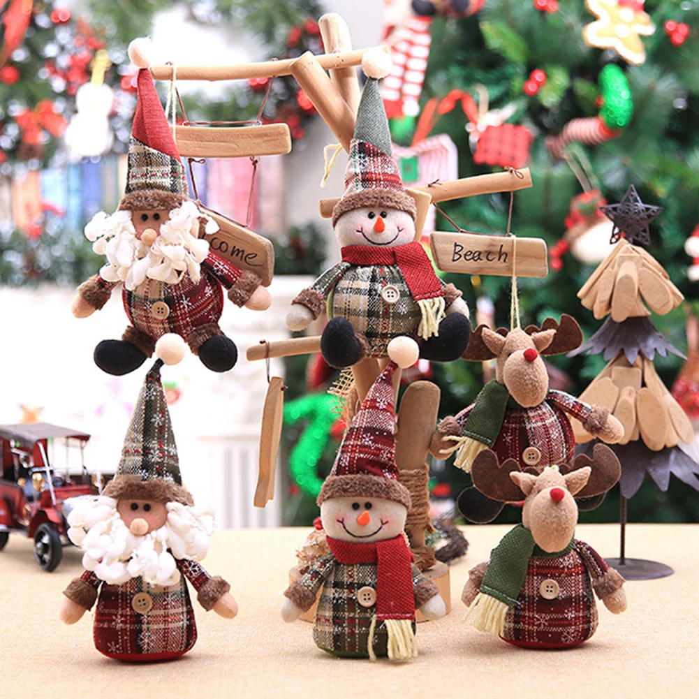 شجرة عيد الميلاد معلقة الدمى عيد الميلاد ثلج عنصر ديكور للمنزل حفلات عيد الميلاد #4