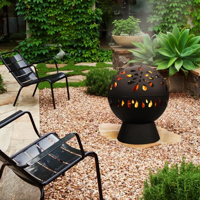 #Multifunctional Shopping Mall Hotel Spherical Chimeneas Creative Bedroom Winter Heater Minimalist Homestay Study Heating Stove
