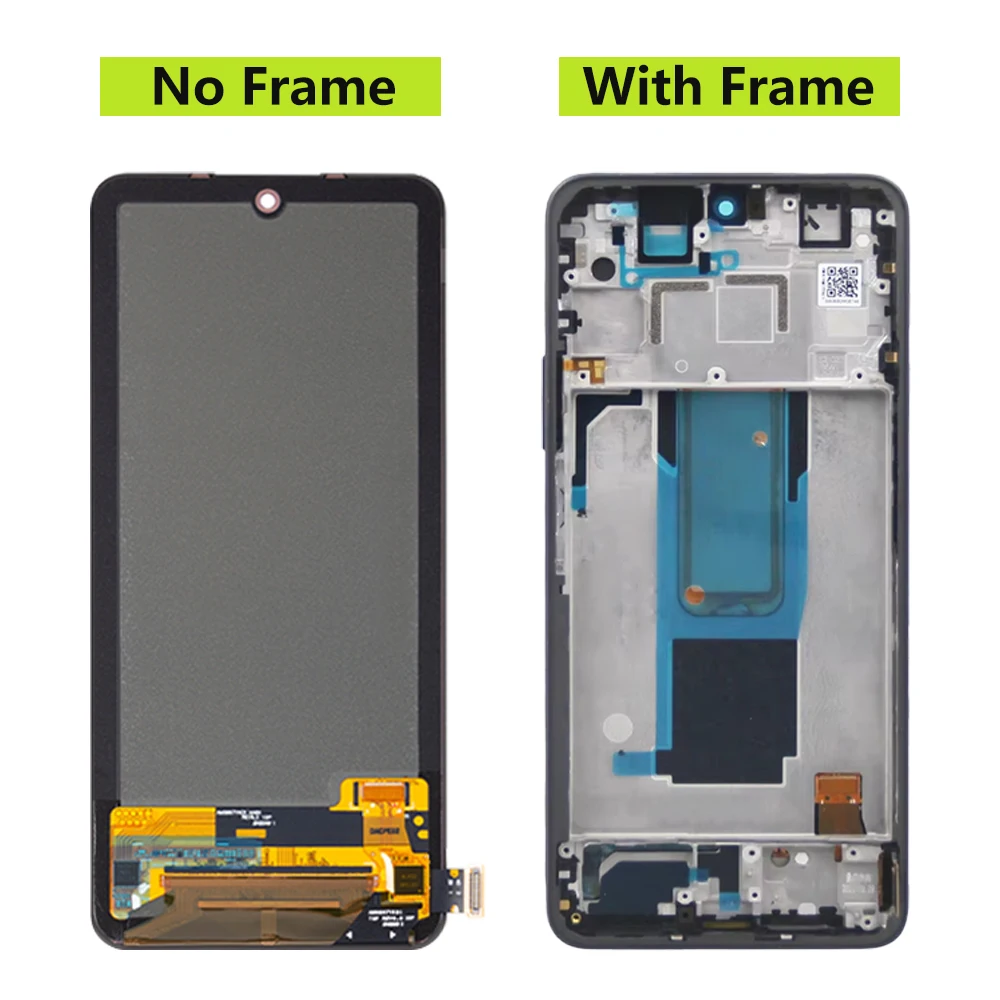 AMOLED For Xiaomi Redmi Note 11 Pro+ 5G 21091116C LCD Touch Screen Digitizer For Redmi Note 11 Pro (China) Display With Frame