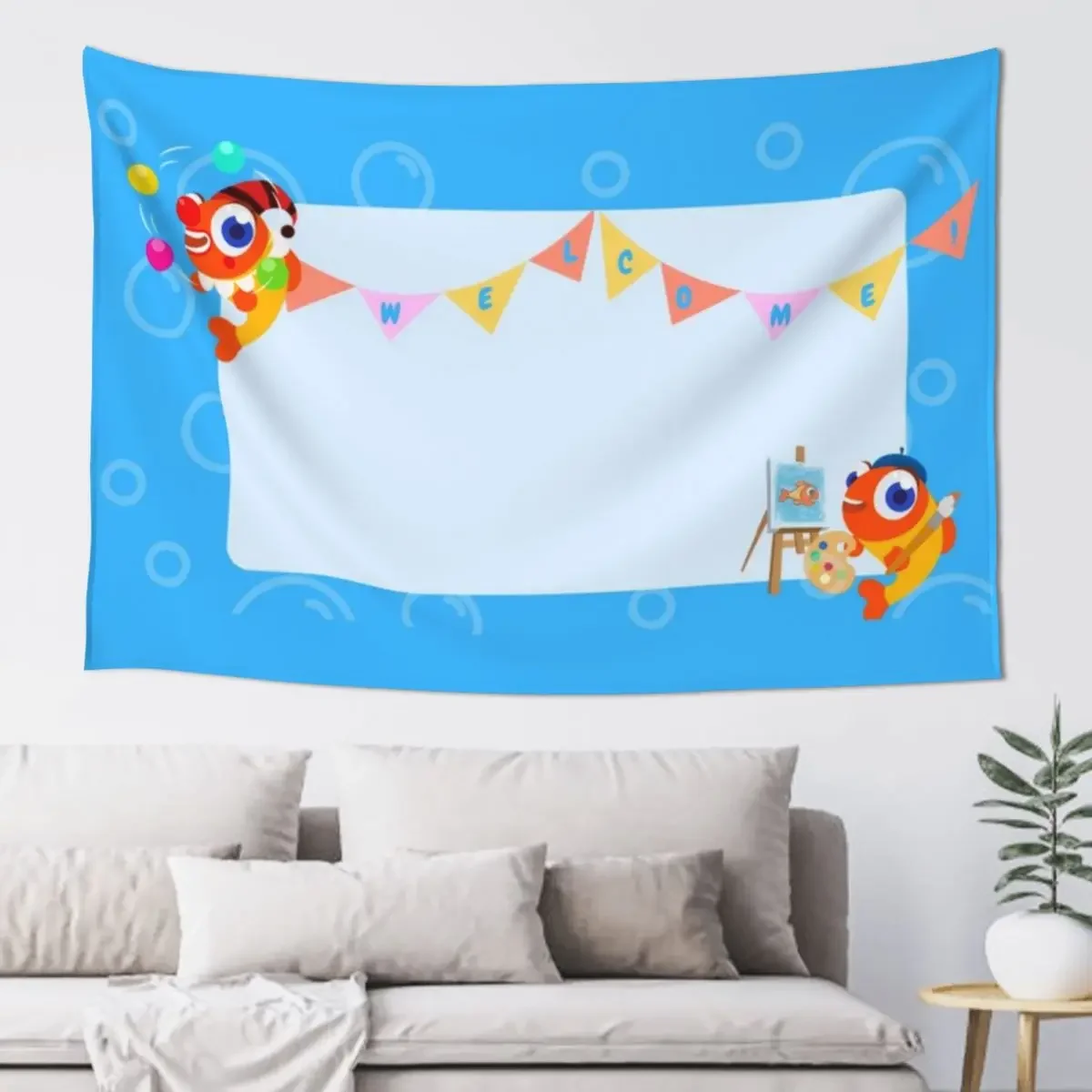 

Palfish ESL Online English Teacher Classroom Background Tapestry Bedroom Decorations Outdoor Decor Tapestry