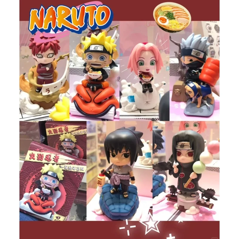 

In Stock Original Hollybox Naruto Shippuden Blind Box Ichiraku Ramen Series Naruto Sasuke Model Toys Collection Ornament