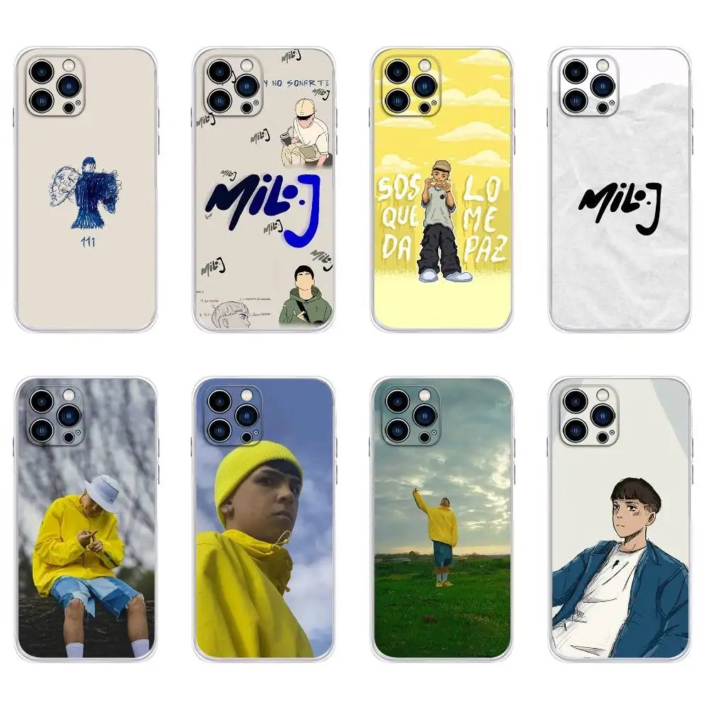 

Singer M-Milo J Phone Case For iPhone 16,15,14,13,12,11 Plus,Pro,Max,XR,XS,Plus,E,Mini Transparent Soft Cover