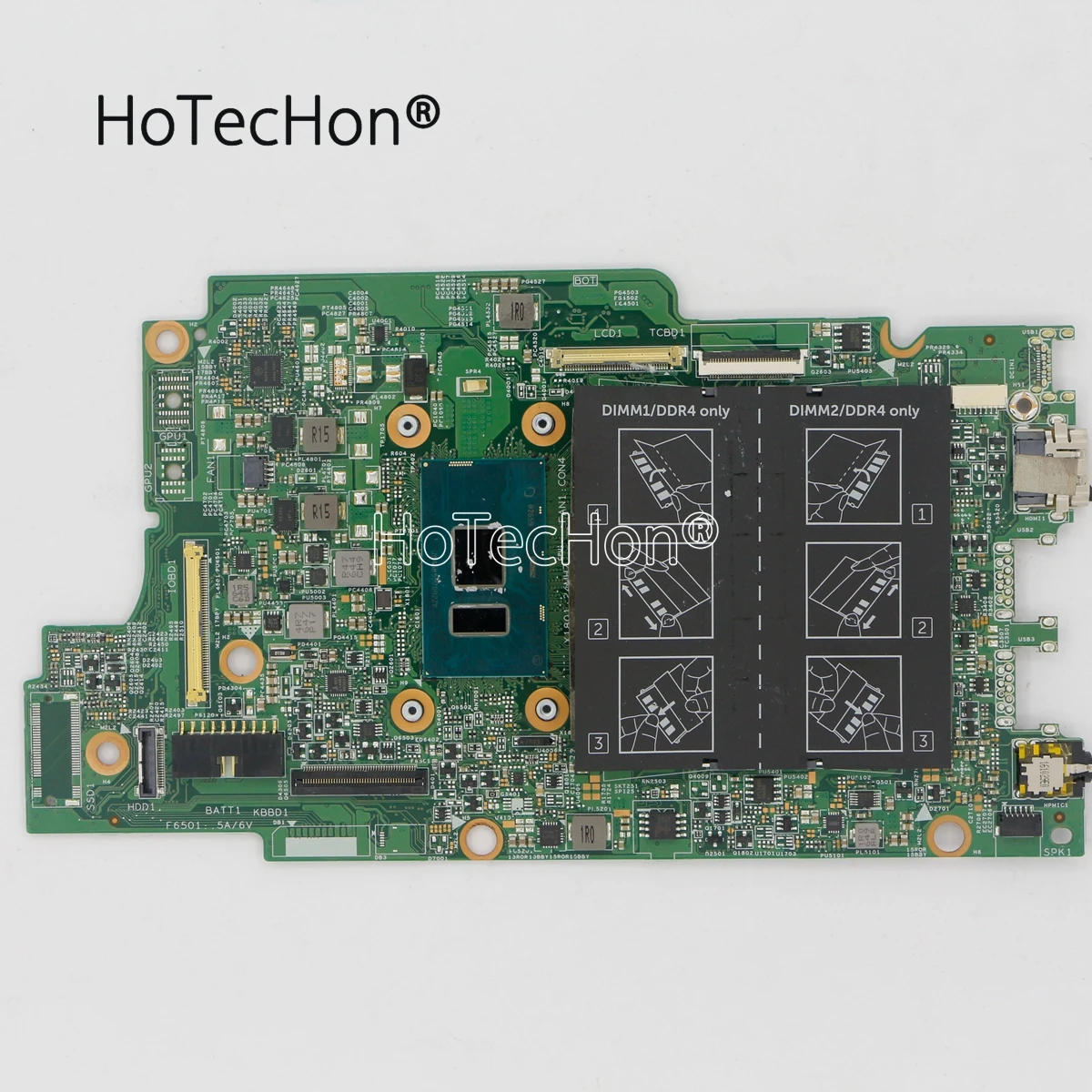 

P380W — материнская плата 15296-1 с i7-7500U для Dell Inspiron 13 (5378)/15 (5578) 2-в-1