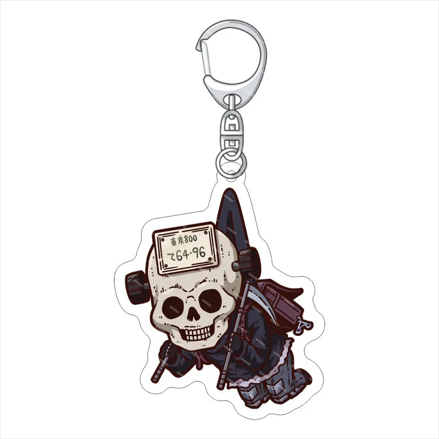 Dorohedoro Acrylic Keychain Anime Figure Caiman Nikaidou NoiEbisu Keyring Pendant  Bag Car Key Ring Decor Fans Collection Gift image 4