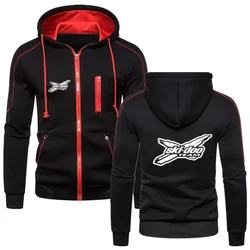 2025 Can Am Ski Doo Team Men's New Spring Long Sleeve Printing Solid Color Hoodie Zipper Hooded Jacket Casual Fashion Coats